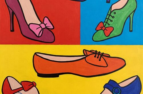 verschiedene bunte schuhe