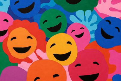 viele lachende smilies