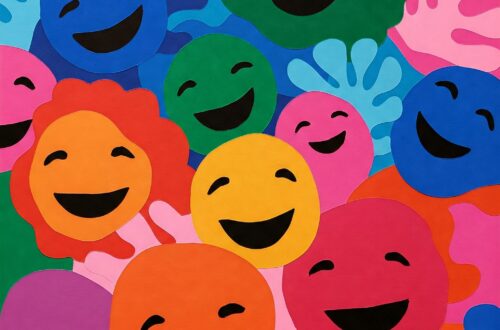 viele lachende smilies